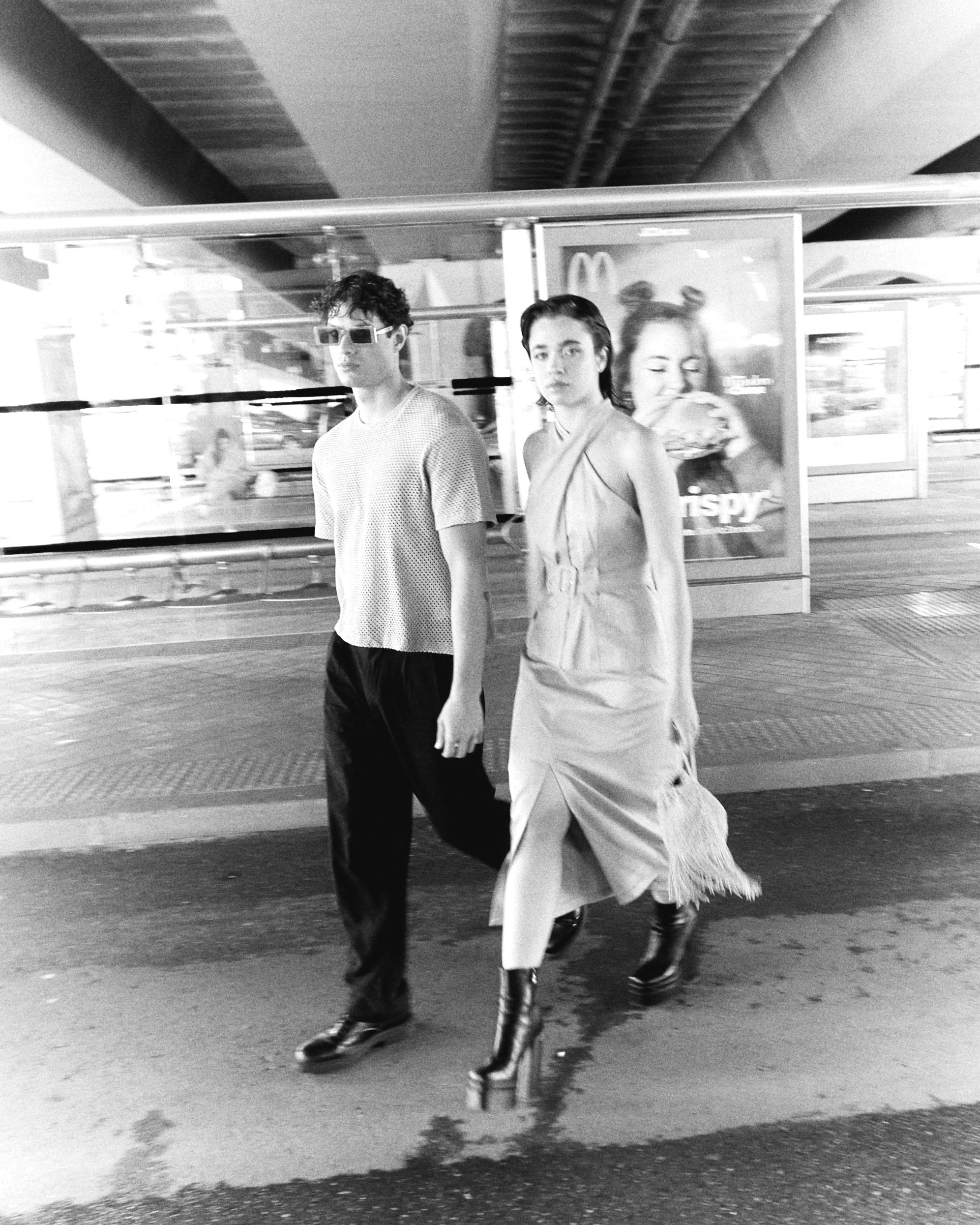 modelos caminando